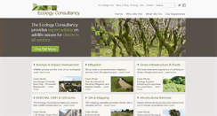 Desktop Screenshot of ecologyconsultancy.co.uk